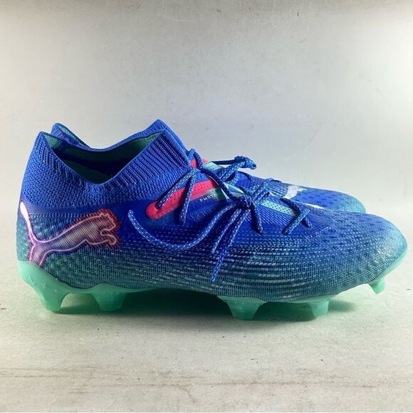 Puma Future 7 Ultimate Firm Ground Soccer Cleats Blue Green Size 8.5 107916-01 - Picture 1 of 8